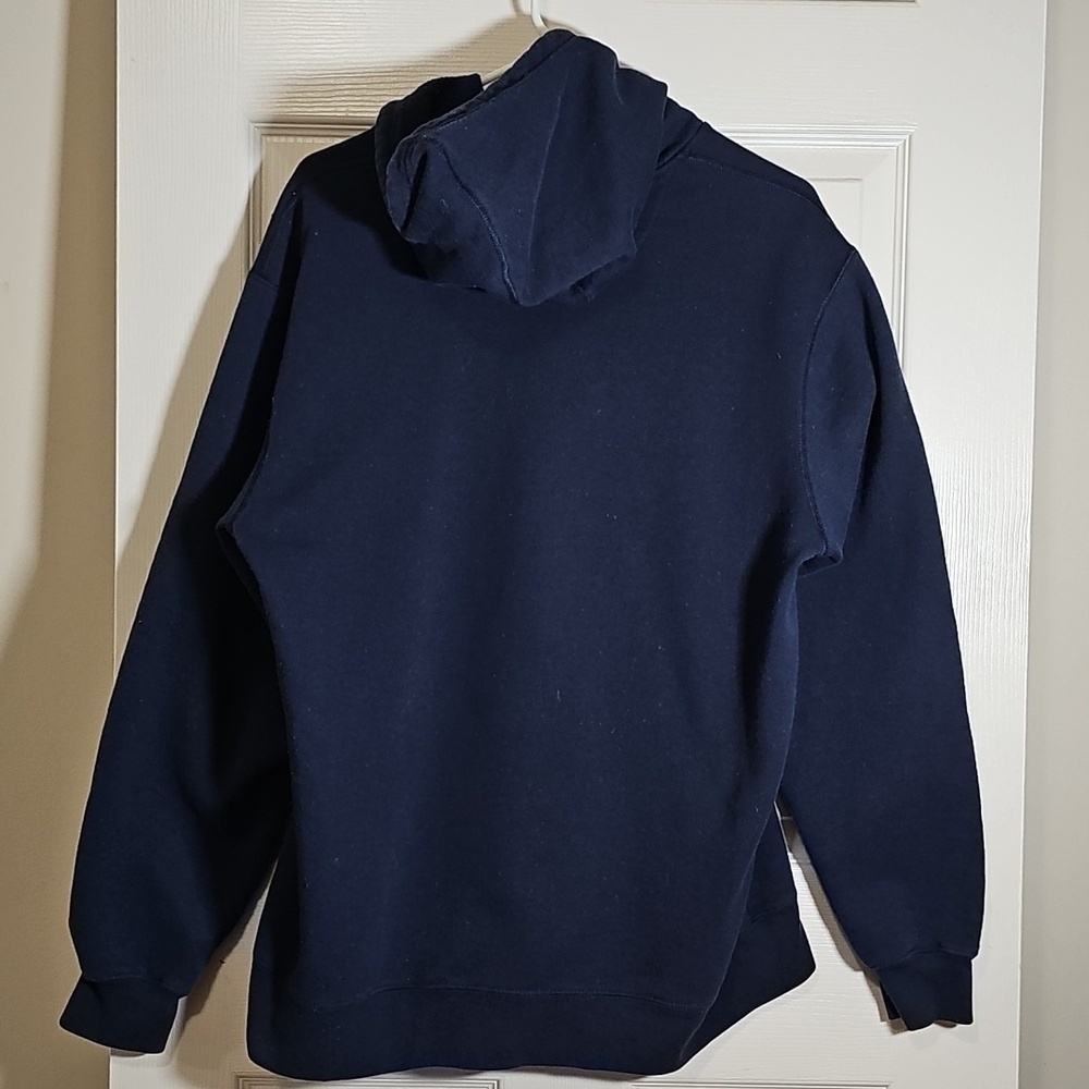 Reebok Columbus Blue Jackets Full Zip Long Sleeve Hooded Jacket Size M - Picture 4 of 6